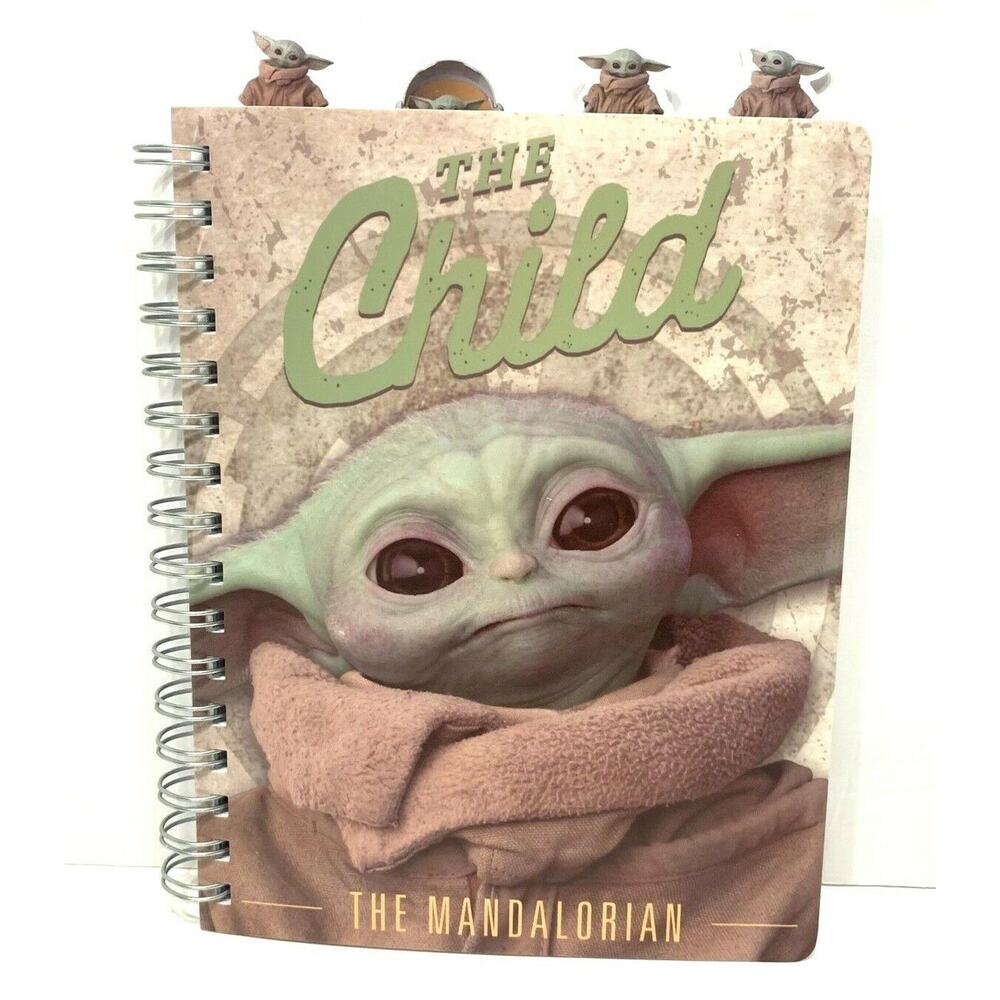 NEW Star Wars The Mandalorian The Child Spiral Journal Notebook 96 Sheets